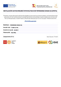 Cartel Actuacion Desarrollo de Energas Renovables